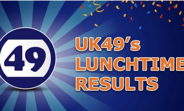 Uk49s lunchtime results for today