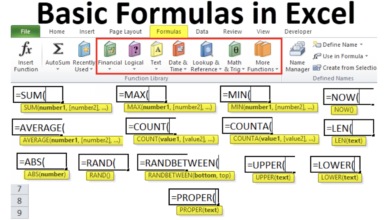 Mastering Important Excel Formulas